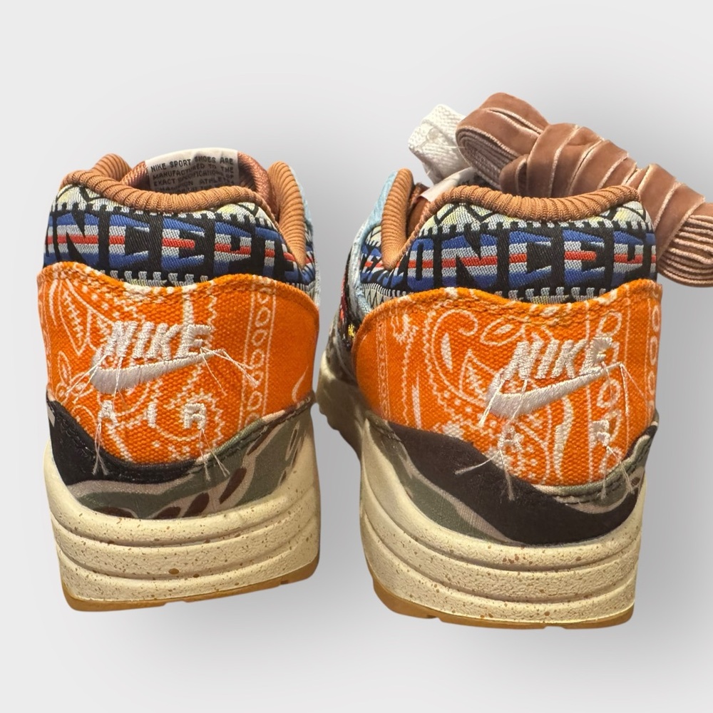 NEW Nike Air Max 1 SP x Concepts “Heavy” Denim Bandana Sneakers w/ Box - Picture 8 of 16